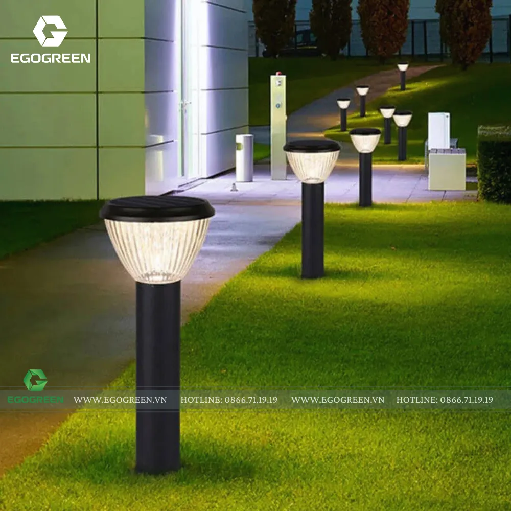 Tính linh hoạt và an toàn tuyệt đối khiến đèn solar trở thành lựa chọn hàng đầu cho các biệt thự năm 2025.